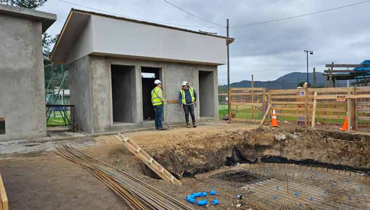 Un 67 por ciento de avance registran las obras de ampliación de la APR de El Carpintero en Casablanca.