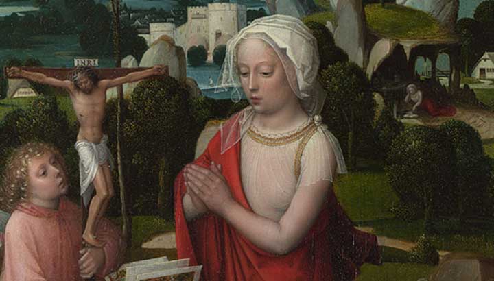 "La Magdalena en un paisaje" (alrededor de 1520), por Albert Cornelis.