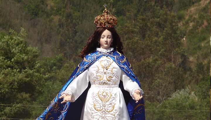 Virgen de Lo Vásquez iniciará su peregrinaje por la Región Metropolitana.