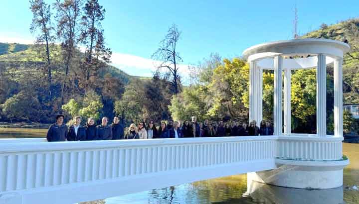 Autoridades entregaron los primeros avances de la reconstrucción del Jardín Botánico de Viña del Mar.