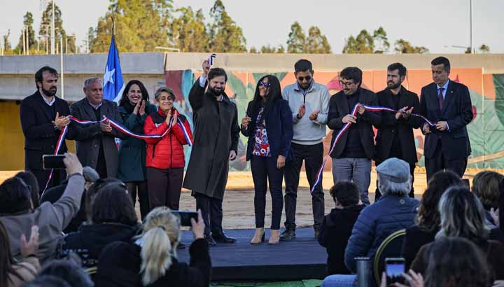 Con la presencia del presidente Gabriel Boric fue inaugurado el enlace El Vergel en Valparaíso.