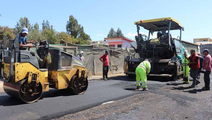 Municipio de La Ligua comienza proceso de pavimentación en diversos sectores de la Comuna.