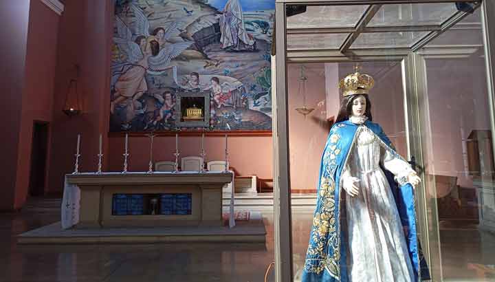 Virgen de Lo Vásquez visitó Iglesia Rectoral San Josemaría.