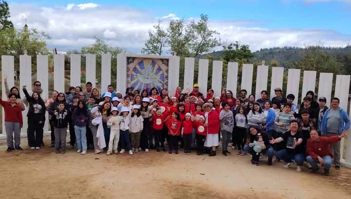 En el Santuario de Lo Vásquez se realizó la celebración del Domingo Universal de Misiones.