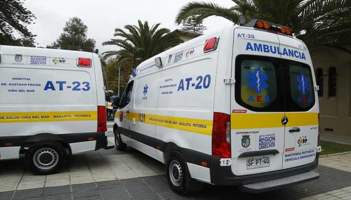 Hospital Gustavo Fricke recibió cuatro nuevas ambulancias