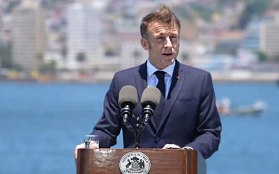 Presidente de Francia Emmanuel Macron anuncia apoyo para que Valparaíso sea sede de la Secretaría del Tratado de Alta Mar