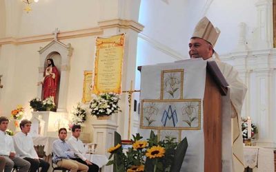 En el Santuario de Lo Vásquez, monseñor Mario Salas realizó su primera misa como obispo auxiliar de Valparaíso