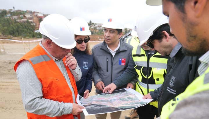 Avanza la construcción de 516 viviendas del Plan de Emergencia Habitacional en Valparaíso