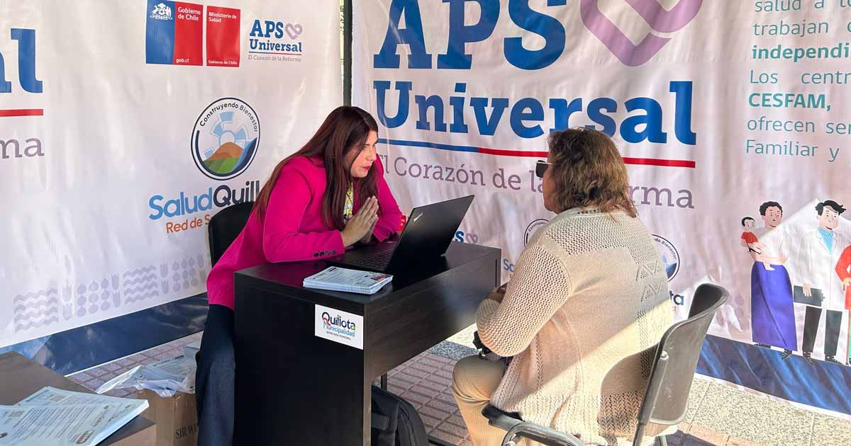 Atención Primaria Universal: comenzó inscripción masiva en Quillota